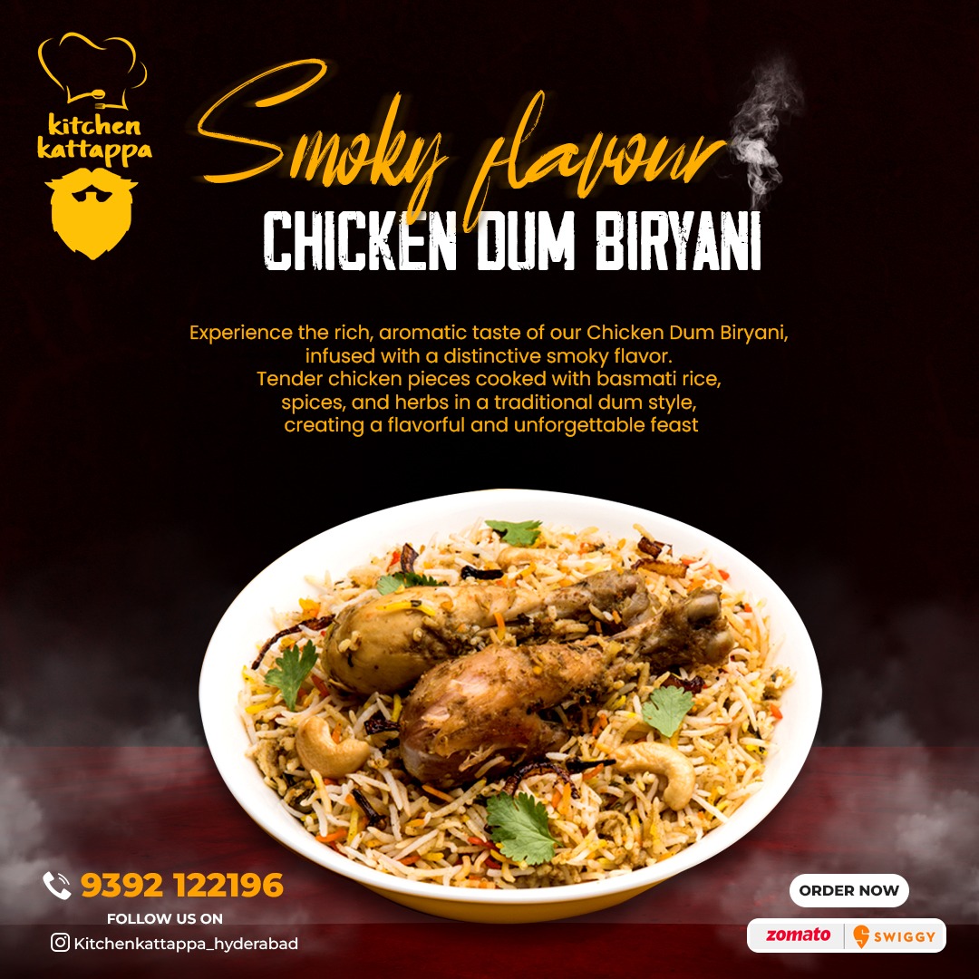 Hyderabadi Chicken Dum Biryani